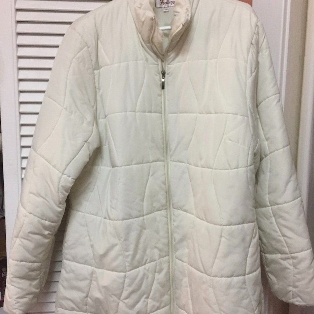 Winter White Puffer Coat